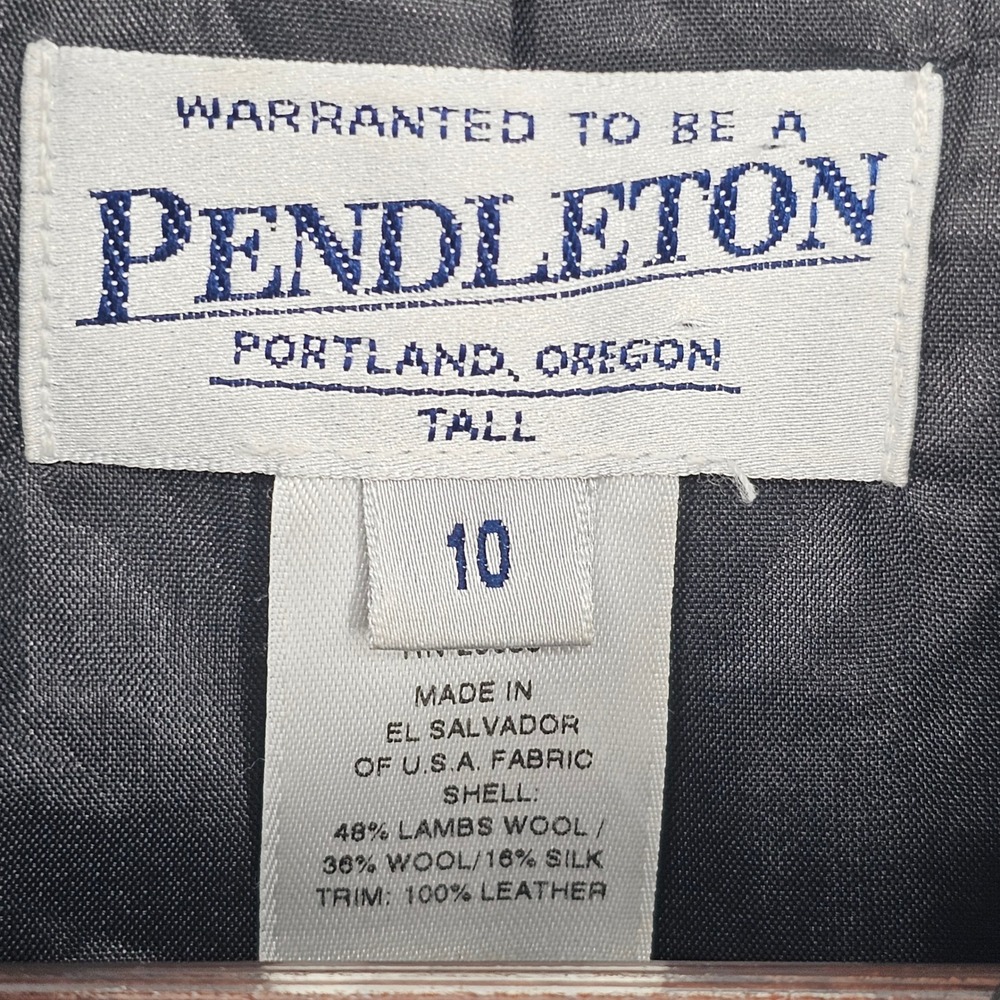 Pendleton Wool Blend Tweed Blazer Jacket Women's … - image 5